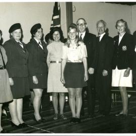 Girl Guides Upper Hutt Division; Queen's Guide Award Presentation; 1972