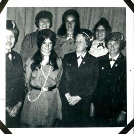 Girl Guides Upper Hutt Division; Presentation of Chief Commissioners Badge; 1974