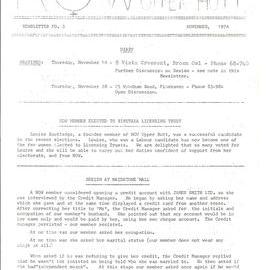 N.O.W Upper Hutt; November 1974; Issue 8