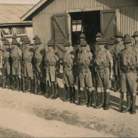 Trentham Camp; Afternoon Parade; Ca 1915
