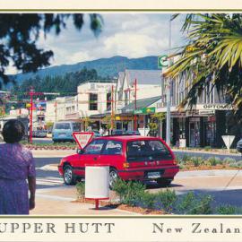 Postcard; Upper Hutt CBD; ca 1993