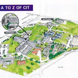 Map of CIT; ca  1993