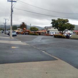 7 Sinclair Street being readied for relocation; November 2018