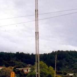 Silverstream Volunteer Fire Brigade; fire-fighting demonstration at Trentham; circa 1990s