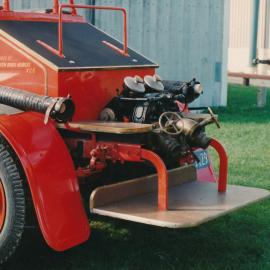 Silverstream Volunteer Fire Brigade collection; 1926 engine; pump operator's station