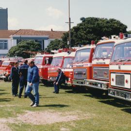 Silverstream Volunteer Fire Brigade collection; Petone Fire Brigade centenary celebrations, Petone Recreation Ground, 1991