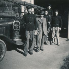 Silverstream Volunteer Fire Brigade group; junior brigade 1942