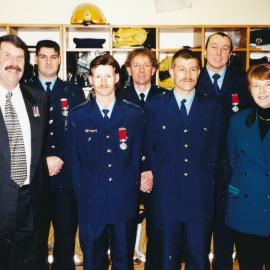 Silverstream Volunteer Fire Brigade; awards; 1998; J Govan, N Brown, J Mercer, R Bain, M Payne, M Waters, J Martin (CEO)