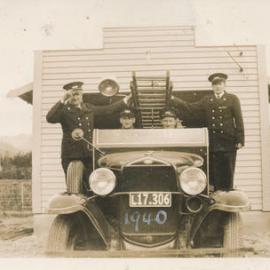 Silverstream Volunteer Fire Brigade engine, 1940; Ford Model A 