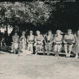 Silverstream Volunteer Fire Brigade; competitions; 1956; Wellington Provincial;  wives of competitors