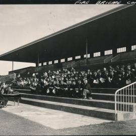 Silverstream Volunteer Fire Brigade; competitions; 1956. church parade?