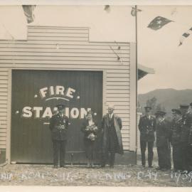 Silverstream Volunteer Fire Brigade building 1; Main Road South site; opening, 1938