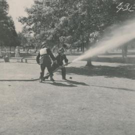 Silverstream Volunteer Fire Brigade; Maidstone Park; Fred Stringer and Gordon Hamilton