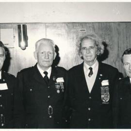 Silverstream Volunteer Fire Brigade group, 1970s, Stokes Valley