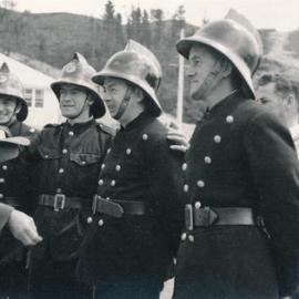 Silverstream Volunteer Fire Brigade group, 1960s?