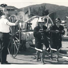 Silverstream Volunteer Fire Brigade; new station opening; November 1974