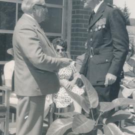 Silverstream Volunteer Fire Brigade; new station formal opening; November 1974; presentation