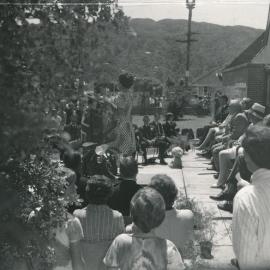 Silverstream Volunteer Fire Brigade; new station formal opening; November 1974; speaker Doris Nicholson, Mayor
