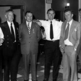 Silverstream Volunteer Fire Brigade group, ca. late 1970s
