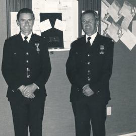 Silverstream Volunteer Fire Brigade; awards; 1977; Honours night; Len Stringer awarded QFSM