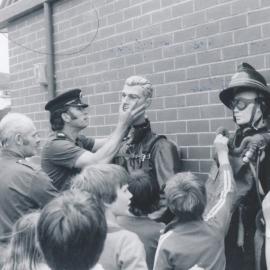 Silverstream Volunteer Fire Brigade, 1980; 50th anniversary celebration; display; uniforms