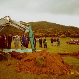 Craig's Flat ground-breaking; excavators continue work