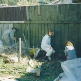 Girl Guides Association; Painting a Fence: ca 1980s