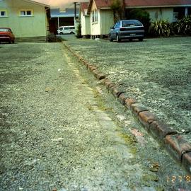 Trentham Camp; brick or stone kerbing