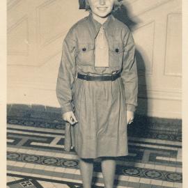 Marie Kemp; Member of the 1st Upper Hutt Brownie Pack; ca 1950s