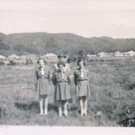 Members of the 1st Upper Hutt Brownie Pack; ca 1950s