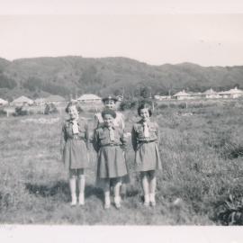 Members of the 1st Upper Hutt Brownie Pack; ca 1950s