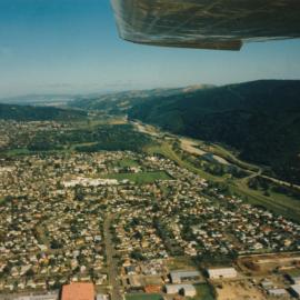 Aerial Looking South over Upper Hutt; ca 1990s