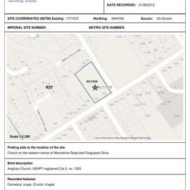 Saint John the Evangelist Church, archaeological site record, R27/505