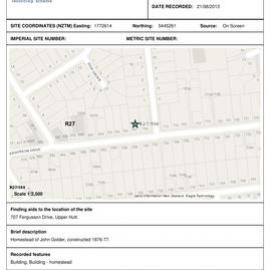 Golder Homestead, archaeological site record, R27/506