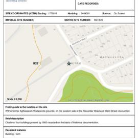 Dahl's House, archaeological site record, R27/520