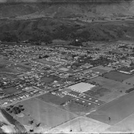 Upper Hutt from above; April 1947