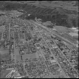 Upper Hutt from above; 7 March 1969