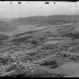 Upper Hutt from above; April 1947