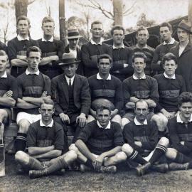 Upper Hutt Football Club; winners 3rd class W.R.U. Championships; 1921