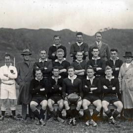 Upper Hutt Rugby Football Club junior grade first division runners up; 1937