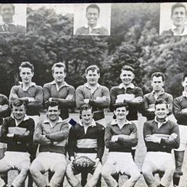 Upper Hutt P. and T. third grade third division championship winners; 1957