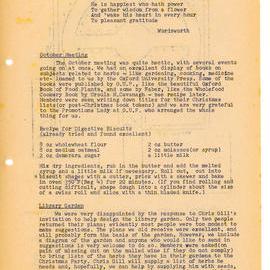 Upper Hutt Herb Society newsletter no. 32, October 1980