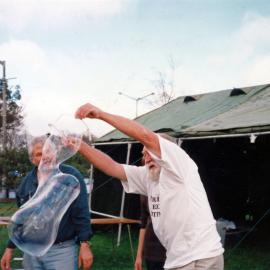 David Bellamy takes part in the Upper Hutt Science Festival, 2000