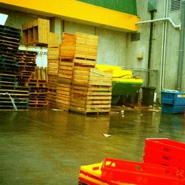 Pak'n Save, Gibbons Street; packaging and rubbish awaiting removal
