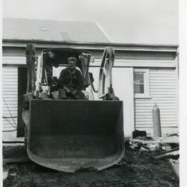 Rimutaka Tunnel construction; bulldozer