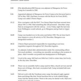 Bill Duncan interview abstract