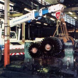 South Pacific Tyres; after closure; 84-inch mill; front-roll drive gears