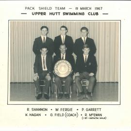 Upper Hutt Swimming Club, Pack Shield team, 19 March 1967