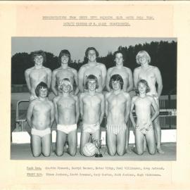 Upper Hutt Swimming Club, water polo team, 1976/77