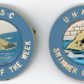 Swimmer of the week badges